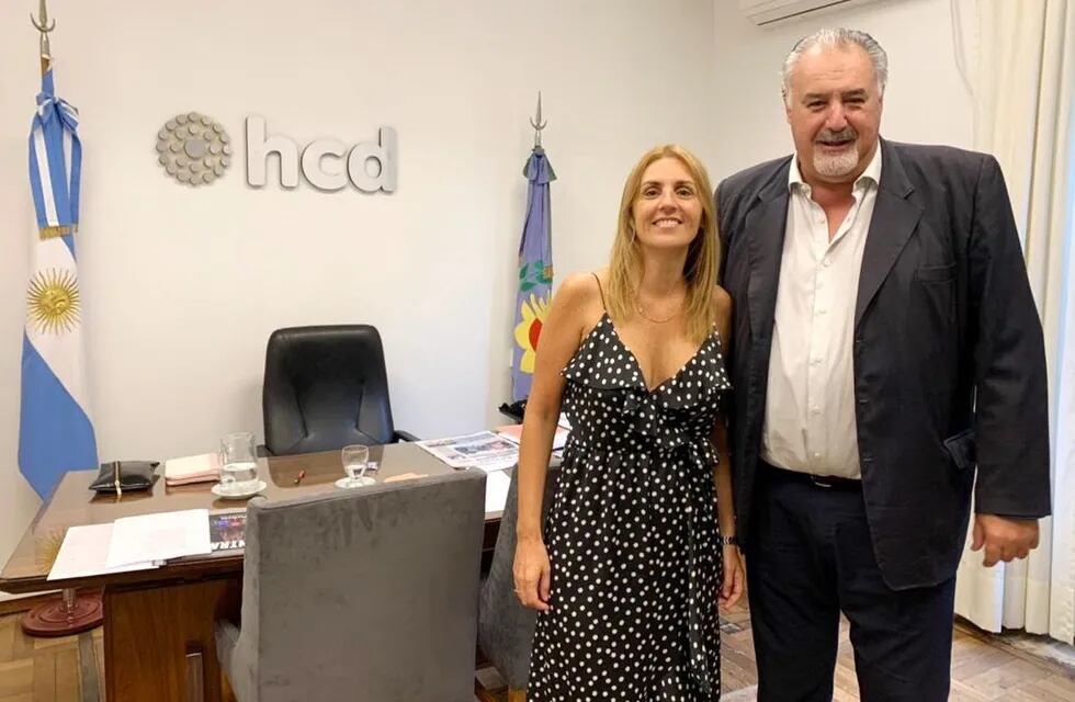 La presidenta del Honorable Concejo Deliberante de General Pueyrredón, Marina Sánchez Herrero mantuvo un encuentro con Alfredo Lazzaretti, con la educación como eje.