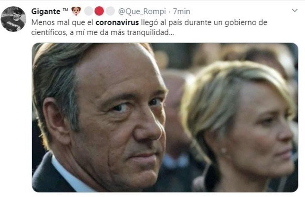 Los memes en las redes sobre el primer caso de coronavirus en Argentina.