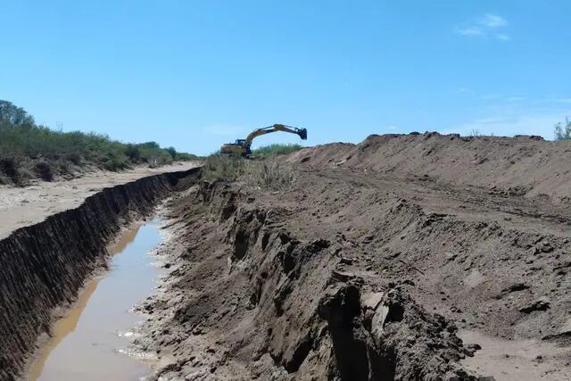 Hidráulica trabaja sobre cauces aluvionales del Sur provincial