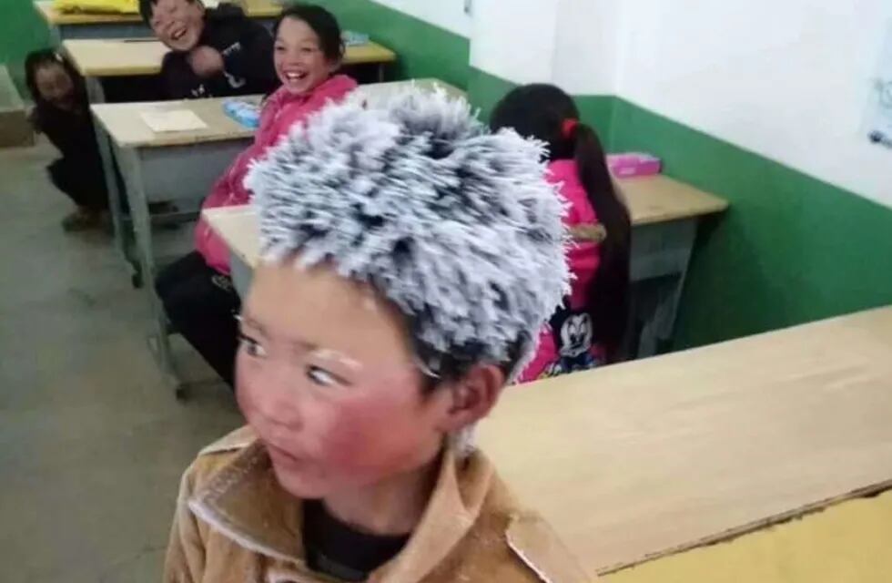 Wang Manfu, el niño chino que se volvió viral.