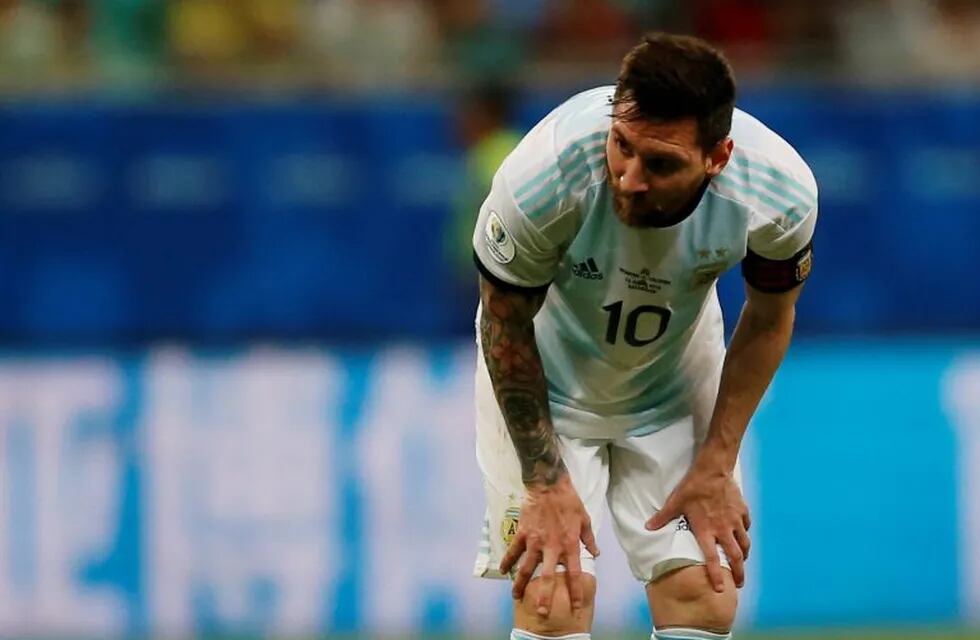 Messi intentó pero le dieron poco la pelota en el primer tiempo y en el segundo no se dio.