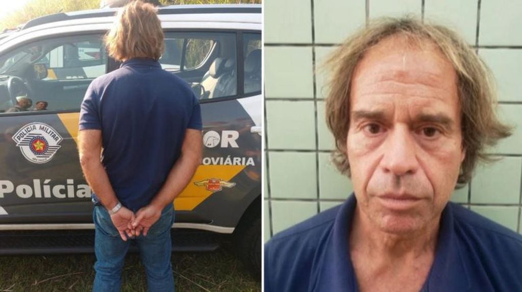 "Maguila" Puccio en Brasil fue detenido con documentos falsos.
