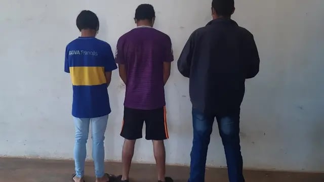 Policía de Misiones detuvo a tres jóvenes involucrados en el robo a la chacra de Colonia Mariposa en Garuhapé