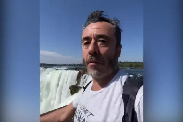 El prestigioso humorista y capocómico, Pablo Granados, disfrutó su estadía en Puerto Iguazú