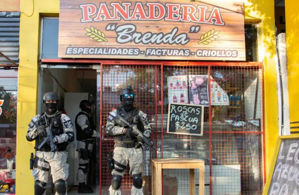La panadería que funcionaba como kiosco de droga está ubicada en barrio Villa Cornú.