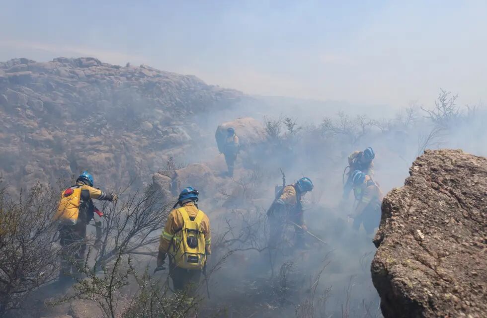 Incendio en Capilla del Monte.