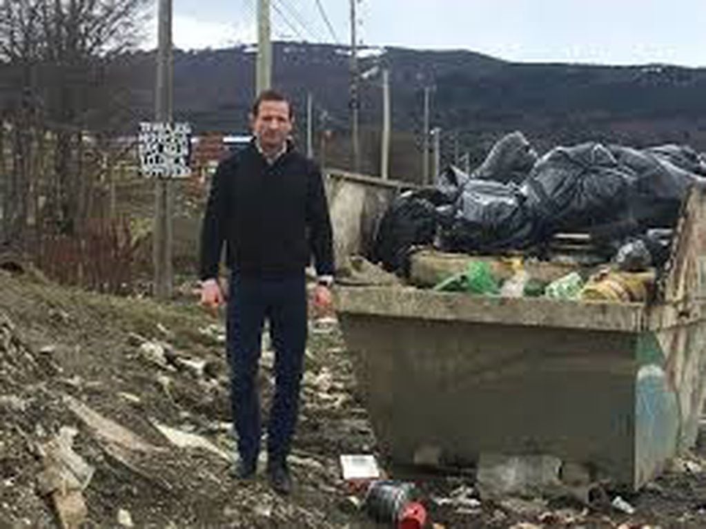 Concejal Bertotto inspecciona la zona de Andorra y la problemática ambiental de los residuos