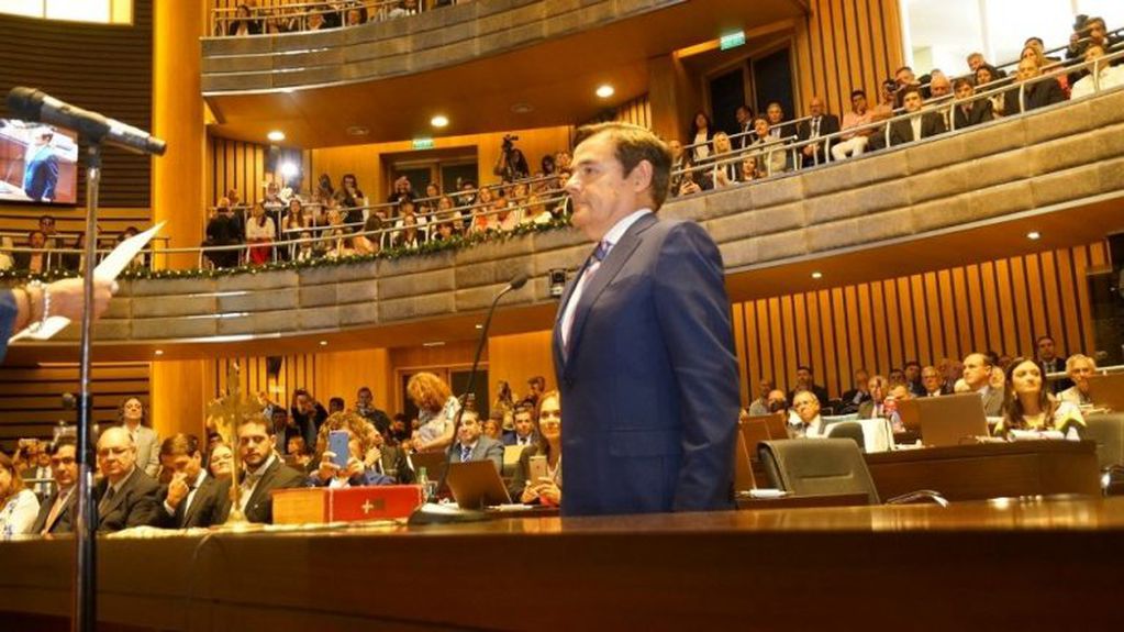 Carlos Rovira, reelecto presidente de la Cámara de Diputados, es el impulsor de la criptomoneda en Misiones. (CIMECO)