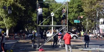 Corte de tránsito en Rosario