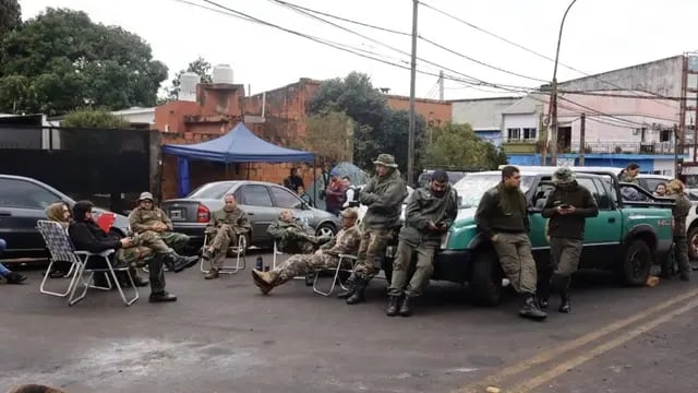 Se intensifica el conflicto: guardaparques de Misiones se suman a la protesta policial