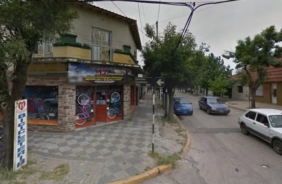 El hecho se registró sobre la calle Herminio Constanzo al 200