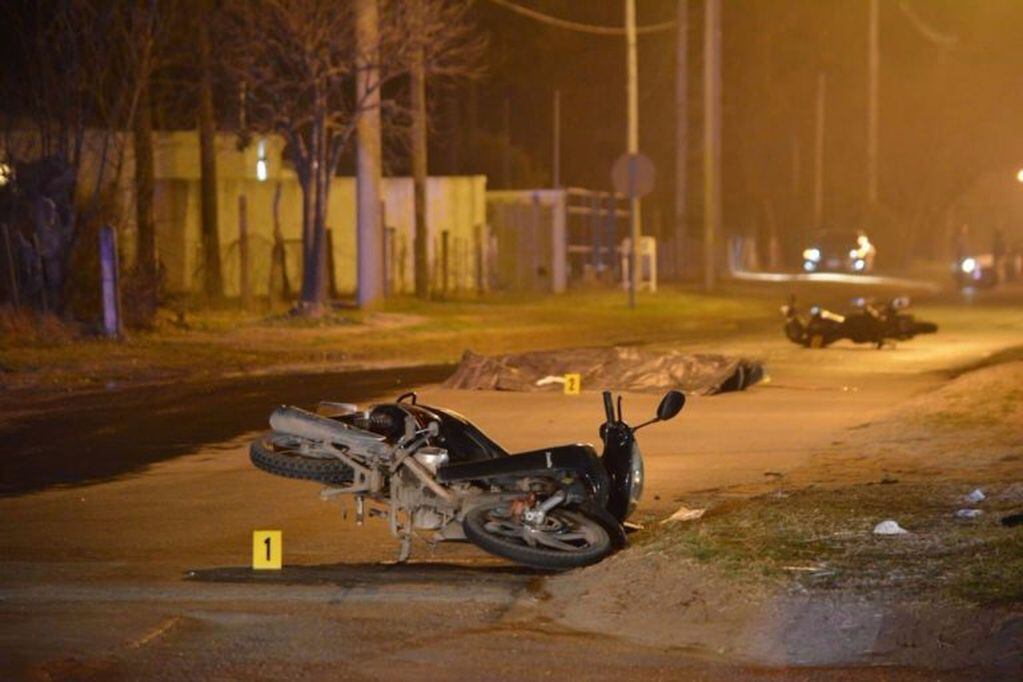 Un roce entre dos motos dejó una víctima fatal