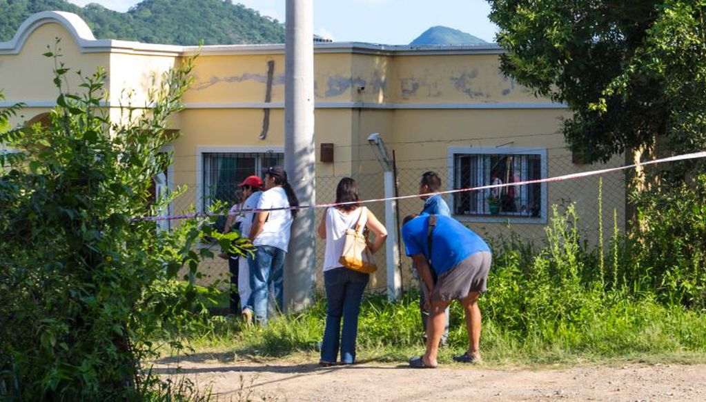 La casa donde asesinaron a Jimena Salas en enero de 2017 (Web).