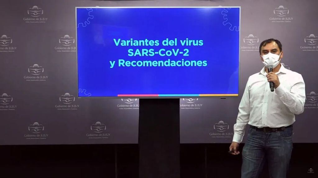 El coordinador del COE Jujuy, Omar Gutiérrez, confirmó la detección de un caso de Covid-19 con la variante viral P.1 denominada “Manaos”.