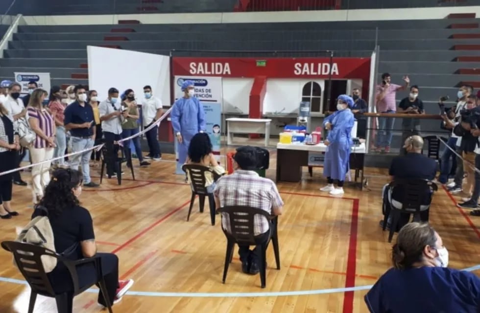 Vacunación en San Juan.