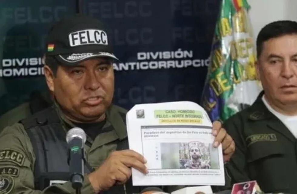 La Policía Boliviana informa sobre Facundo Morales (Web)