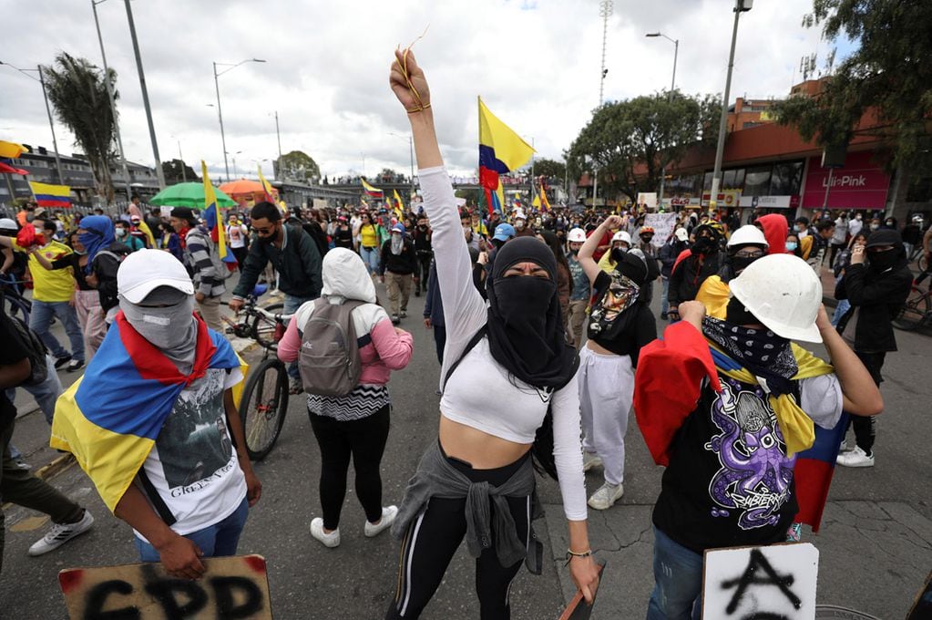 Continúan las protestas en Colombia. (AP)