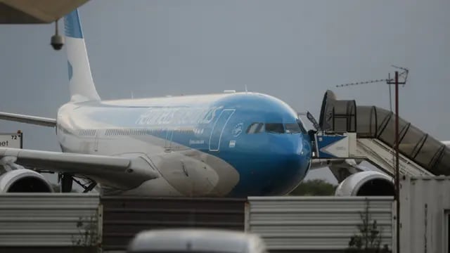 Avión de Aerolíneas Argentinas