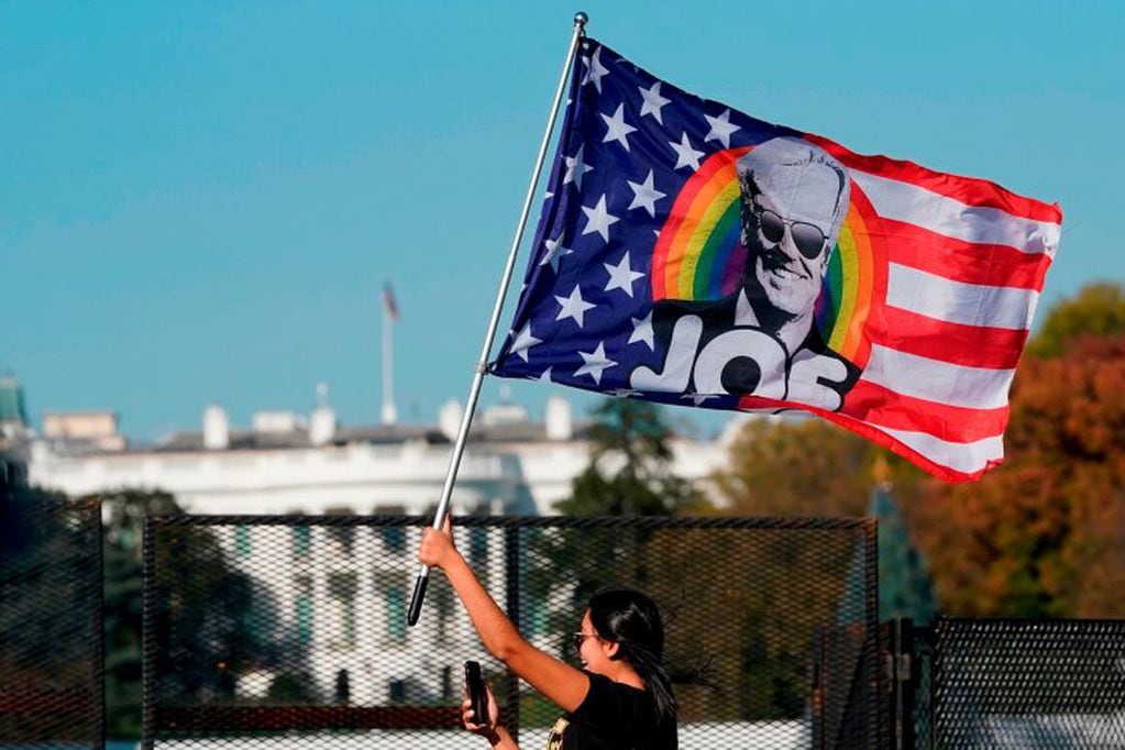 Festejos por las elecciones de Estados Unidos (AFP)