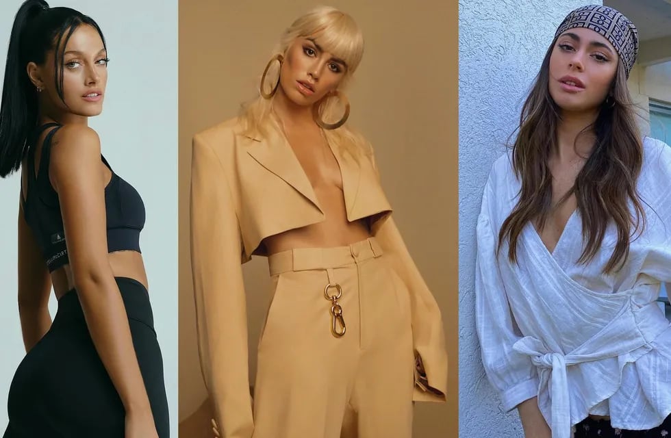 Oriana Sabatini, Lali Espósito y Tini Stoessel, tres de las artistas que se sumaron a la nueva moda.