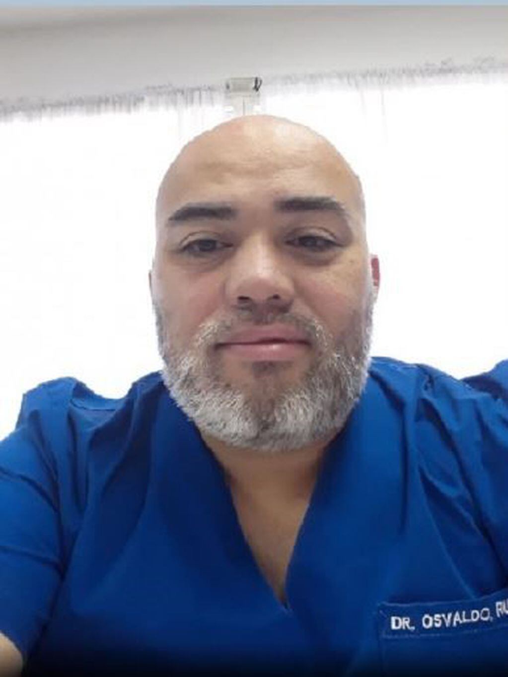 Doctor Osvaldo Rubio.Jefe de UTI del Hospital Regional Río Gallegos,