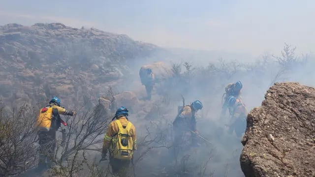 Incendio en Capilla del Monte.