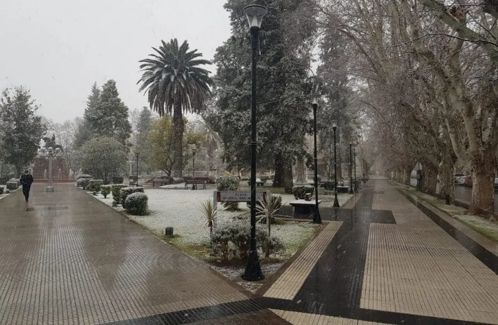 Nieve en San Rafael