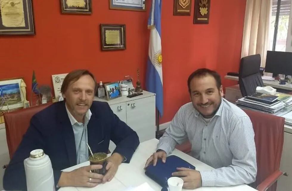 Daniel Lafarina con el Ingeniero Marcelo Conrrero