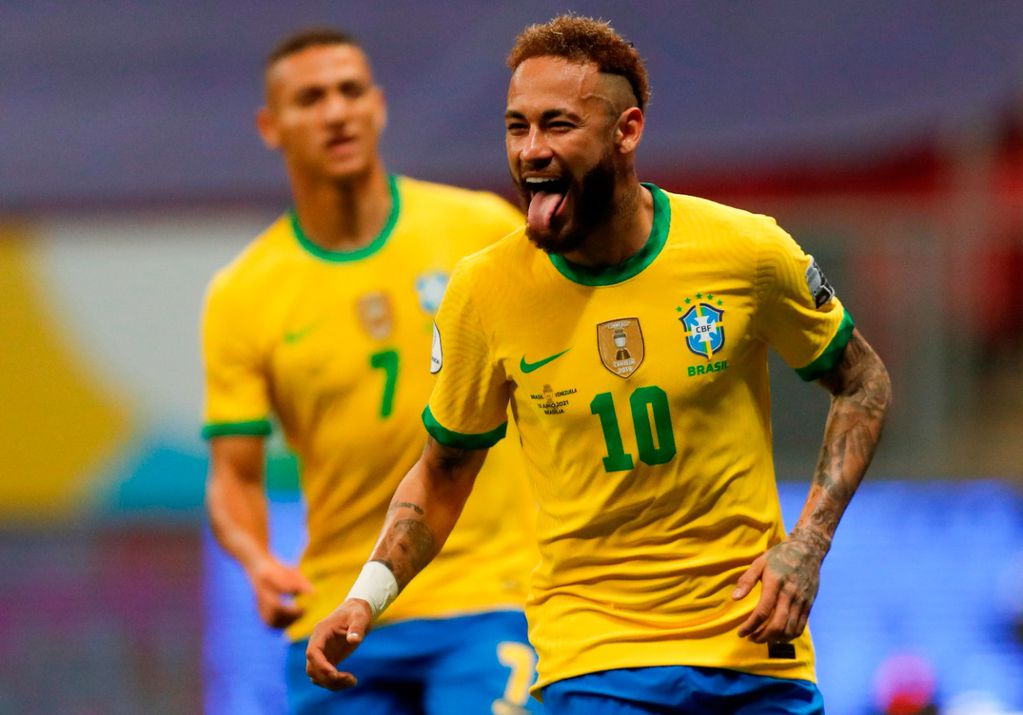 Neymar arrancó la Copa América con el pie derecho. / Gentileza.