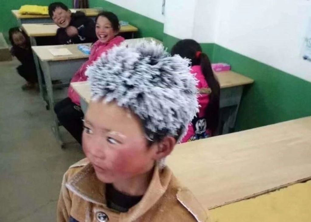 Wang Manfu, el niño chino que se volvió viral.