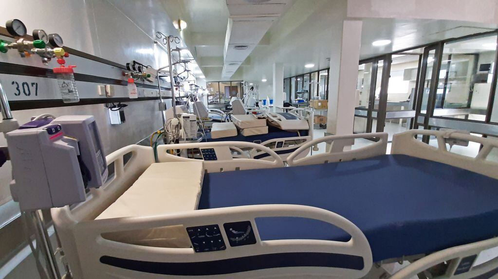 El Hospital Provincial de Rosario sumó 13 camas críticas en septiembre de 2020 por la pandemia de coronavirus. (Gobierno de Santa Fe)