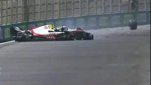 Escalofriante accidente de Mick Schumacher en Arabia Saudita