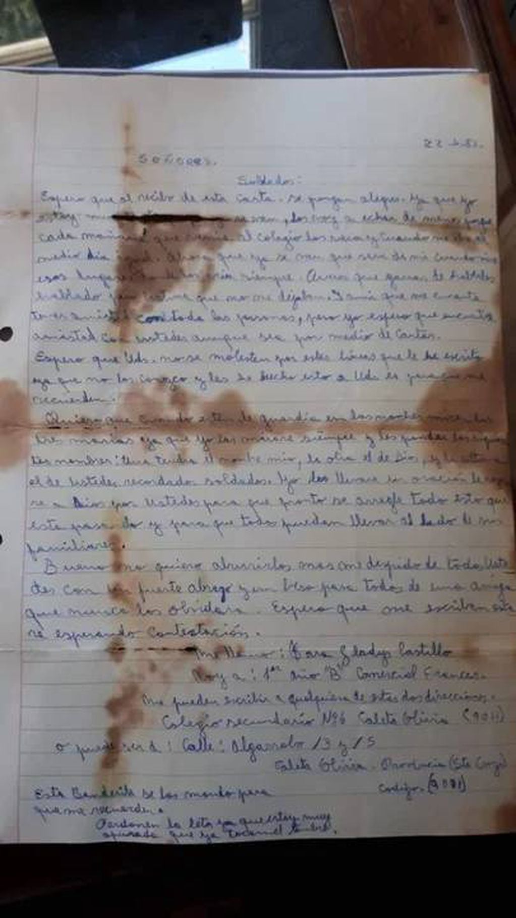 Un veterano de Malvinas encontró a la mujer que le escribió una carta antes de ir a la guerra.