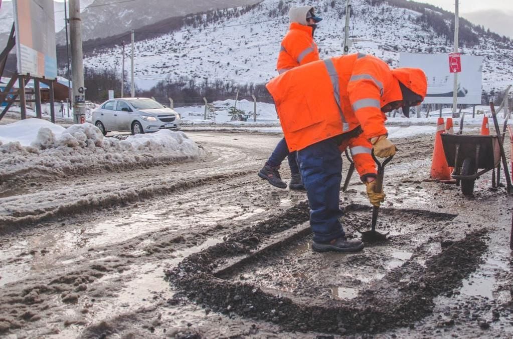 El municipio realiza obras de repavimentación