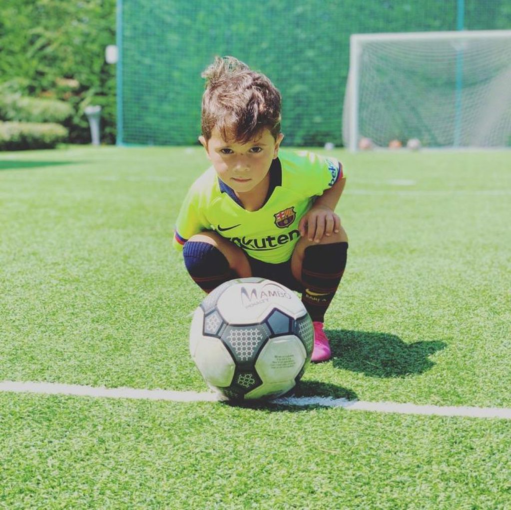 Mateo Messi cumple cuatro años y las redes recuerdan sus travesuras.(Web)