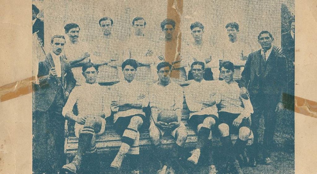 Belgrano, versión 1914. Así formaba el Pirata, que en esa temporada  fue campeón del torneo de la Liga Cordobesa de Fútbol.