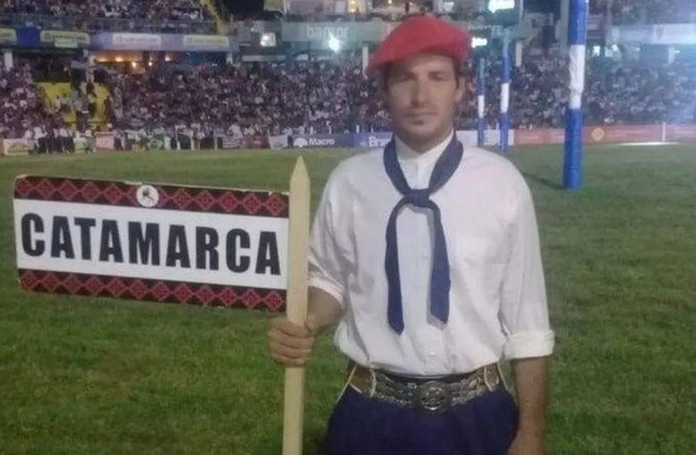 Norberto Cossutta tenía 40 años. Murió tras accidentarse en la competencia de doma del festival de Jesús María (Foto: Gentileza La Voz)