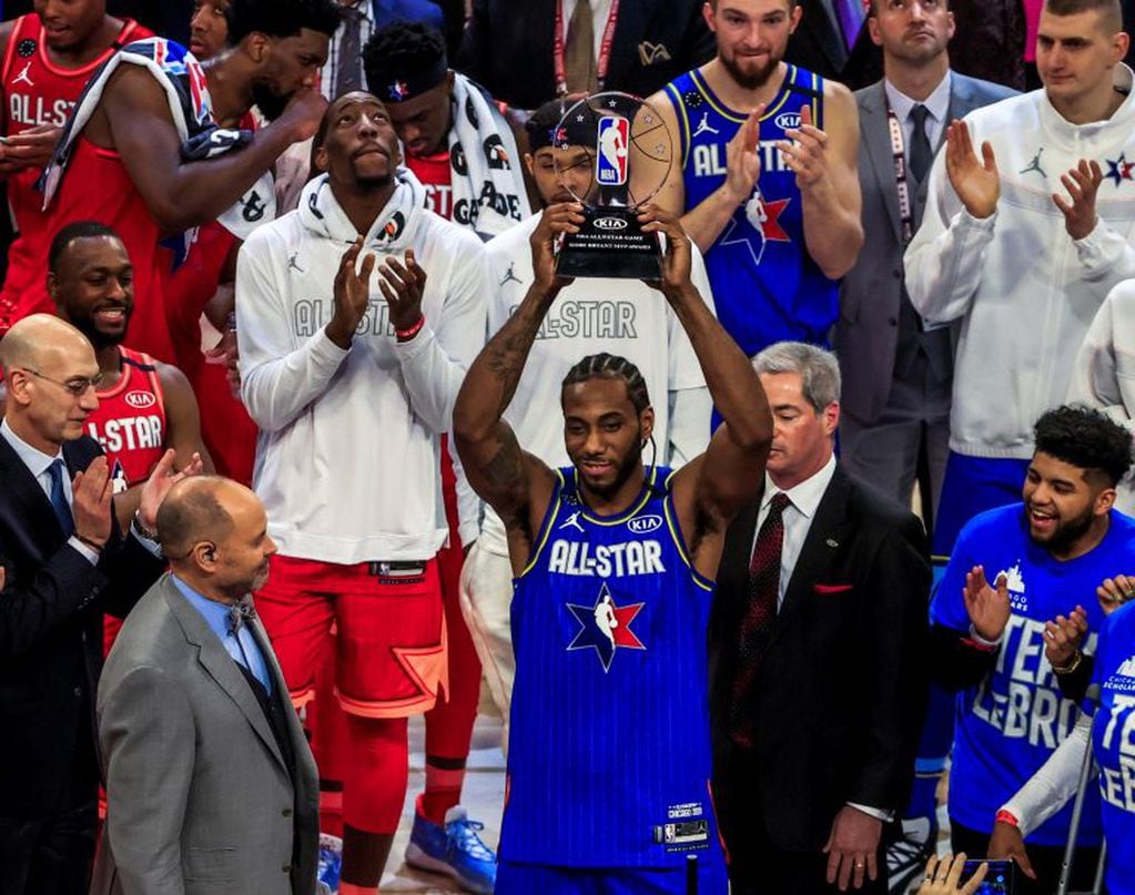 LeBron James se quedó con el premio MVP del All Star Game. (Foto: Nuccio Dinuzzo/EFE/EPA)