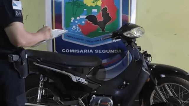 Lograron recuperar otra motocicleta robada en Puerto Iguazú