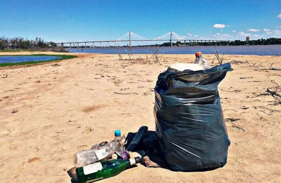 Convocatoria vecinal para limpiar el río Paraná