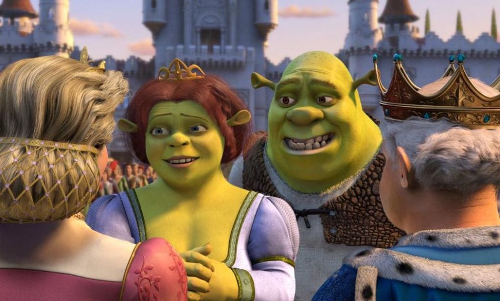 Shrek y Fiona llegan a Muy muy lejano.