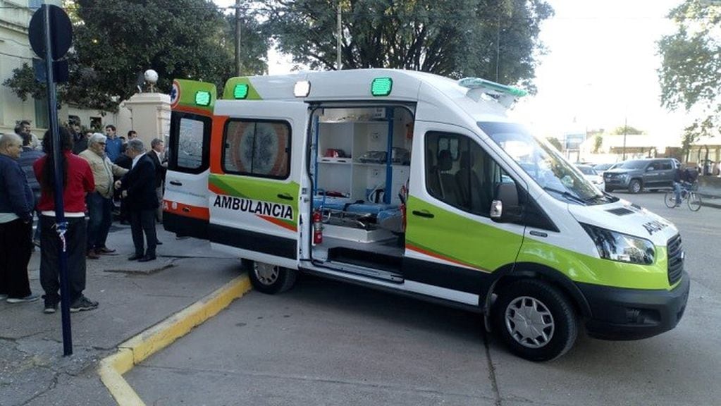 Ambulancia Hospital Centenario Gualeguaychú (archivo).