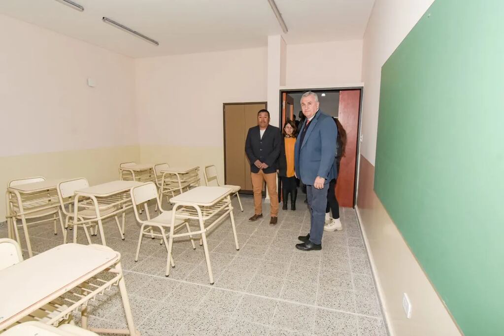El nuevo edificio del Colegio Secundario 18 de Coranzulí cuenta con cinco aulas, laboratorio y biblioteca.