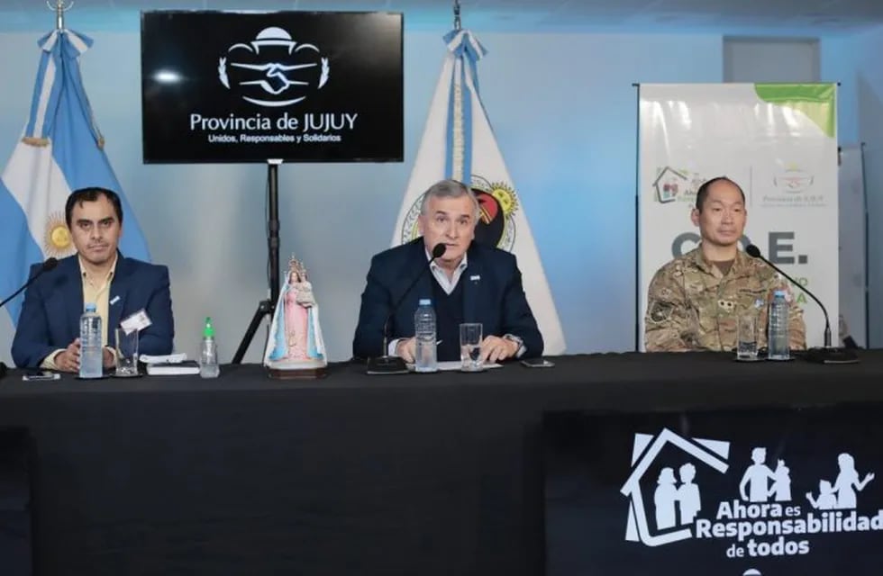 El gobernador Morales informó novedades del COE Jujuy