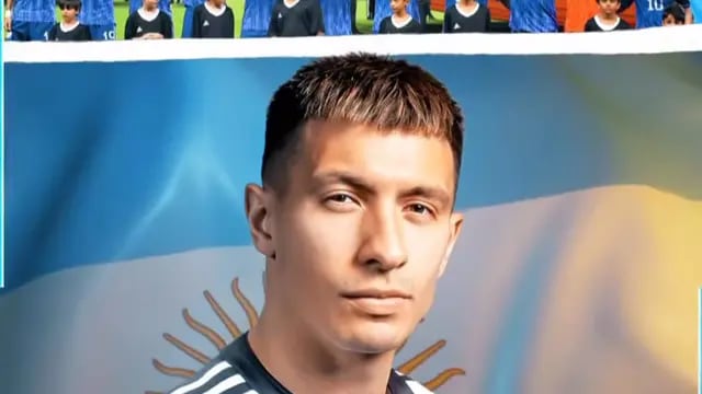 Lisandro Martínez delantero de la Selección Argentina