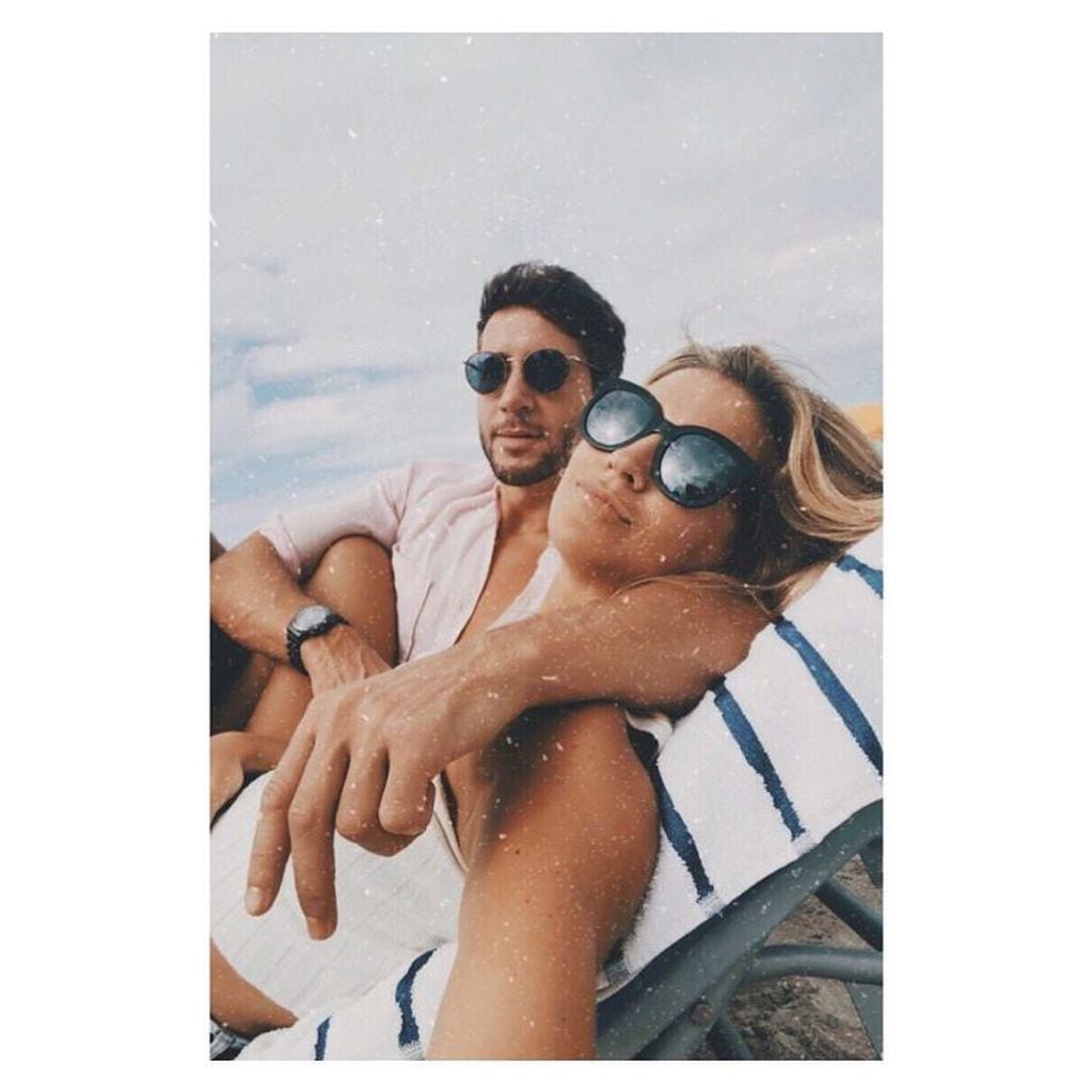 Esta fue la primera foto que publicaron juntos desde Miami  (Instagram/@martinbrenna_)