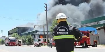 Incendio en planta Avícola Gualeguay