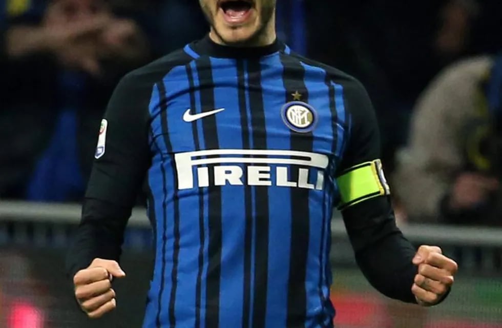 Mauro Icardi marcó un doblete en Inter. Foto: ANSA.
