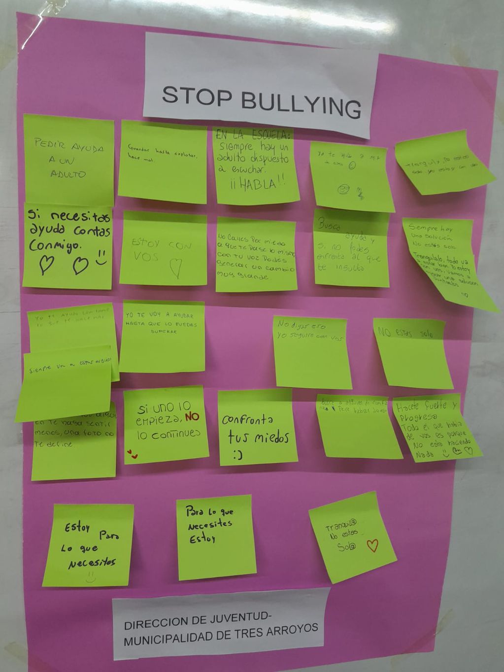 Taller de Huella Digital, Bullying y Ciberbullying en la Secundaria Nº 2 de Tres Arroyos