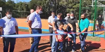 El gobernador Herrera Ahuad inauguró obras en Tres Capones